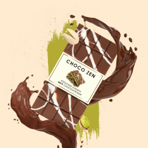 Pistachio Kunafa Milk Chocolate -100g