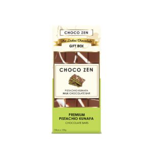 Premium Pistachio Kunafa Milk Chocolate Bundle of 100g