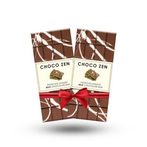 Premium Pistachio Kunafa Chocolate (Milk Chocolate, Pack of 2 Pcs /100g)