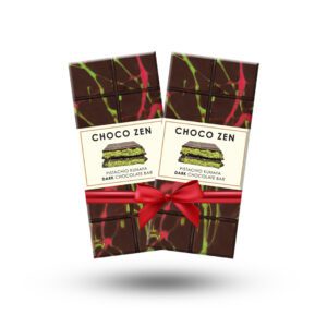 Premium Pistachio Kunafa Chocolate (Dark Chocolate, Pack of 2 Pcs /190g)