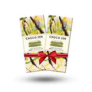 Premium Pistachio Kunafa Chocolate (White Chocolate, Pack of 2 Pcs /190g)