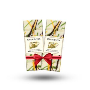 Premium Pistachio Kunafa Chocolate (White Chocolate, Pack of 2 Pcs /65g)